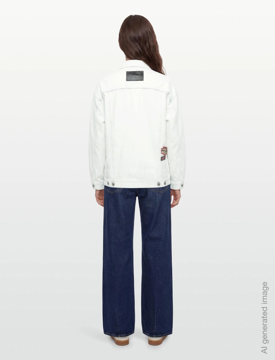 Marc Jacobs - OVERSIZED TRUCKER JACKET - light wash - 4