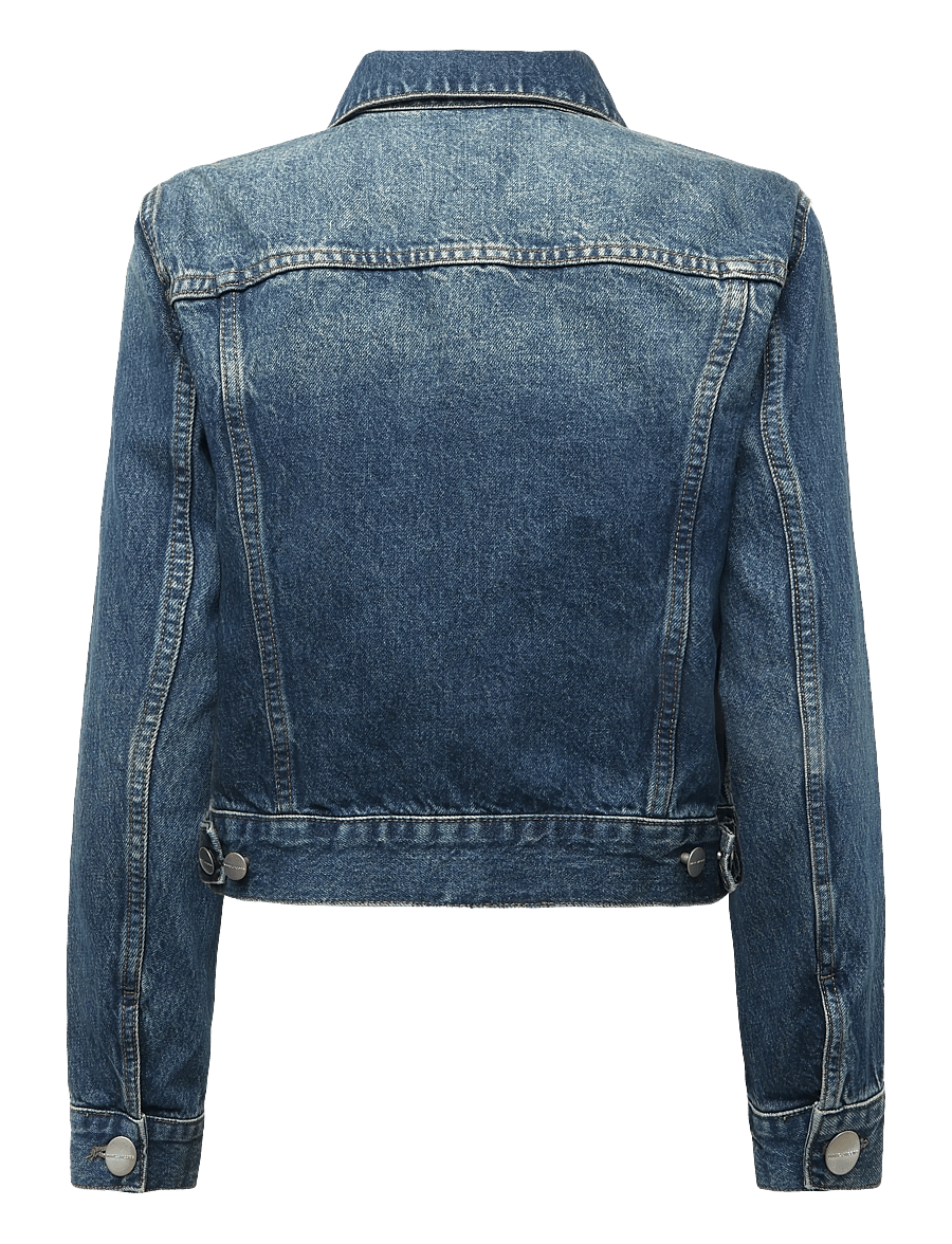 Marc Jacobs - SHRUNKEN DENIM JACKET - frühlingsjacken - medium wash indigo - 2