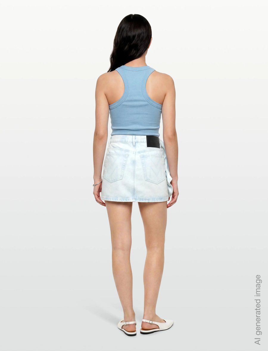 Marc Jacobs - DAISY DENIM SKIRT - jeansröcke - light wash - 4