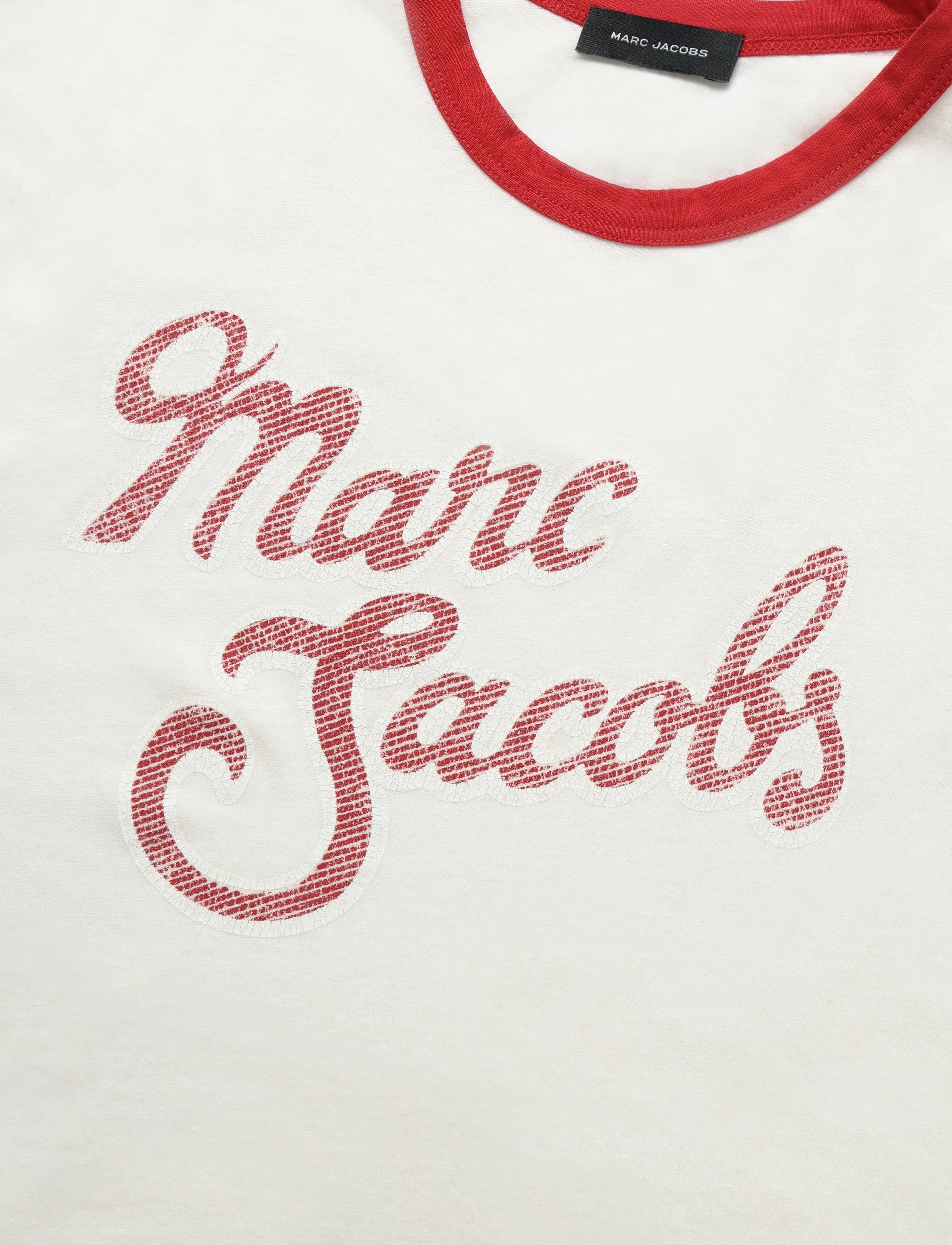 Marc Jacobs - MARC LOGO RINGER FEMME TEE - white multi - 2