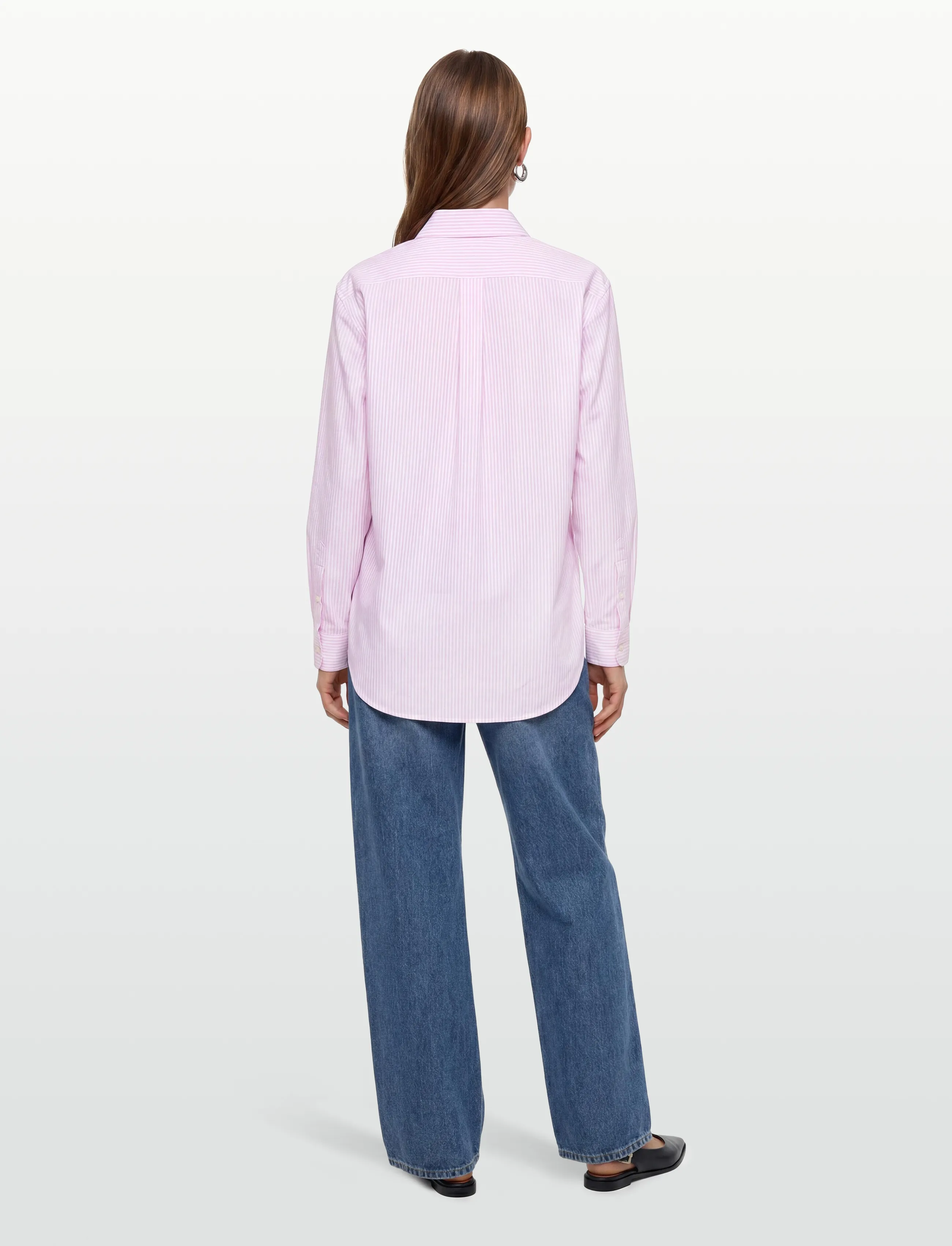 Marc Jacobs - POP J MARC POPLIN SHIRT - langärmlige hemden - ribbon pink multi - 4