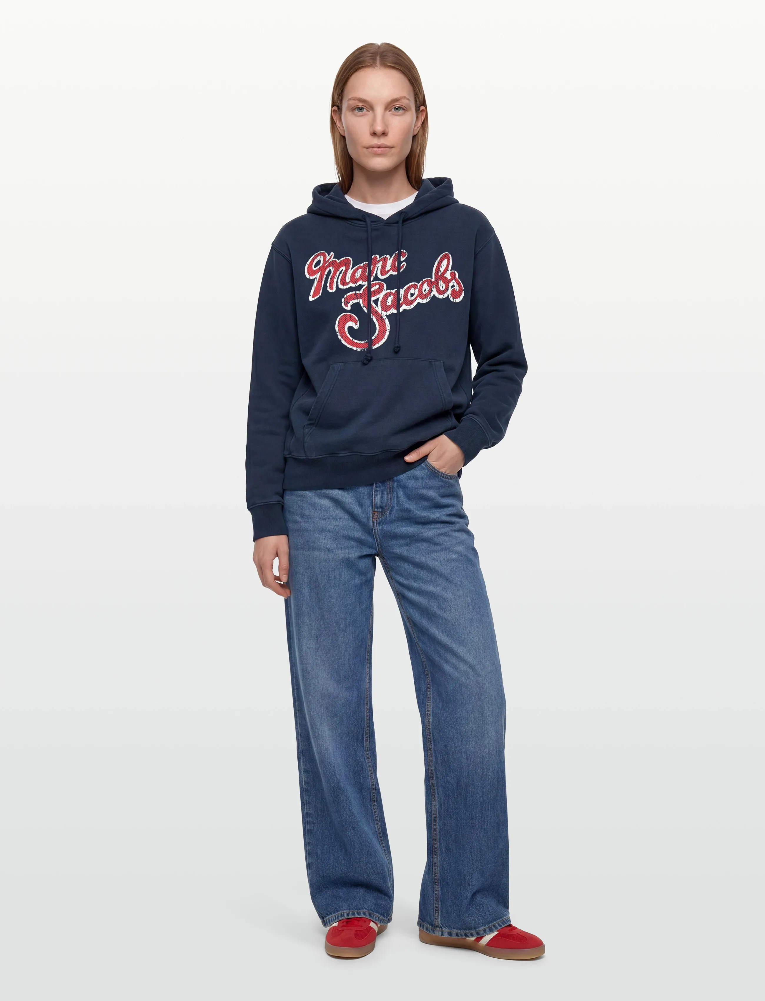 Marc Jacobs - MARC LOGO HOODIE - kapuzenpullover - navy multi - 0
