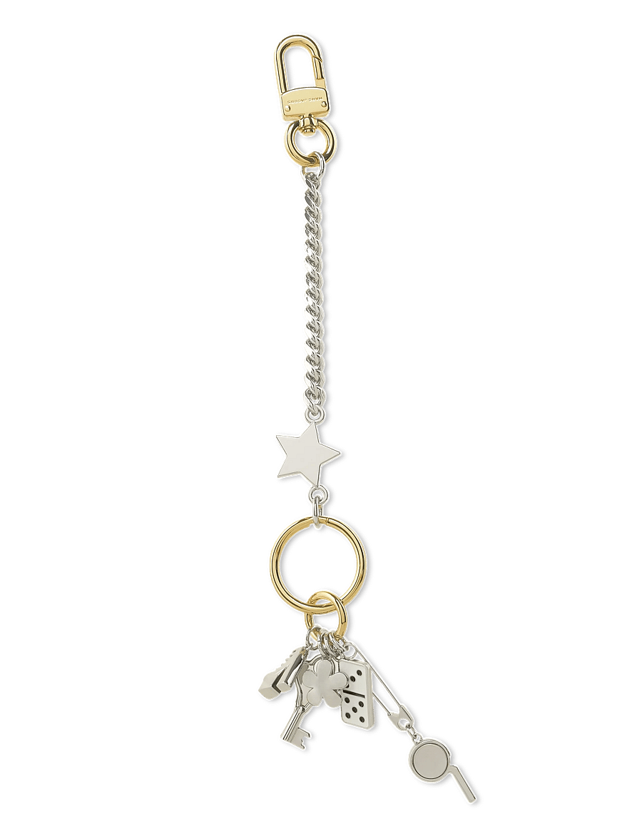 Marc Jacobs - THE CLUSTER CHARM - võtmehoidjad ja kotikaunistus - nickel - 1