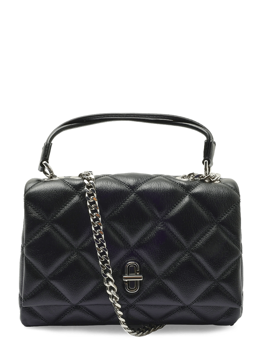 Marc Jacobs - THE SLIM DUAL CHAIN SHOULDER - handtaschen - black - 0