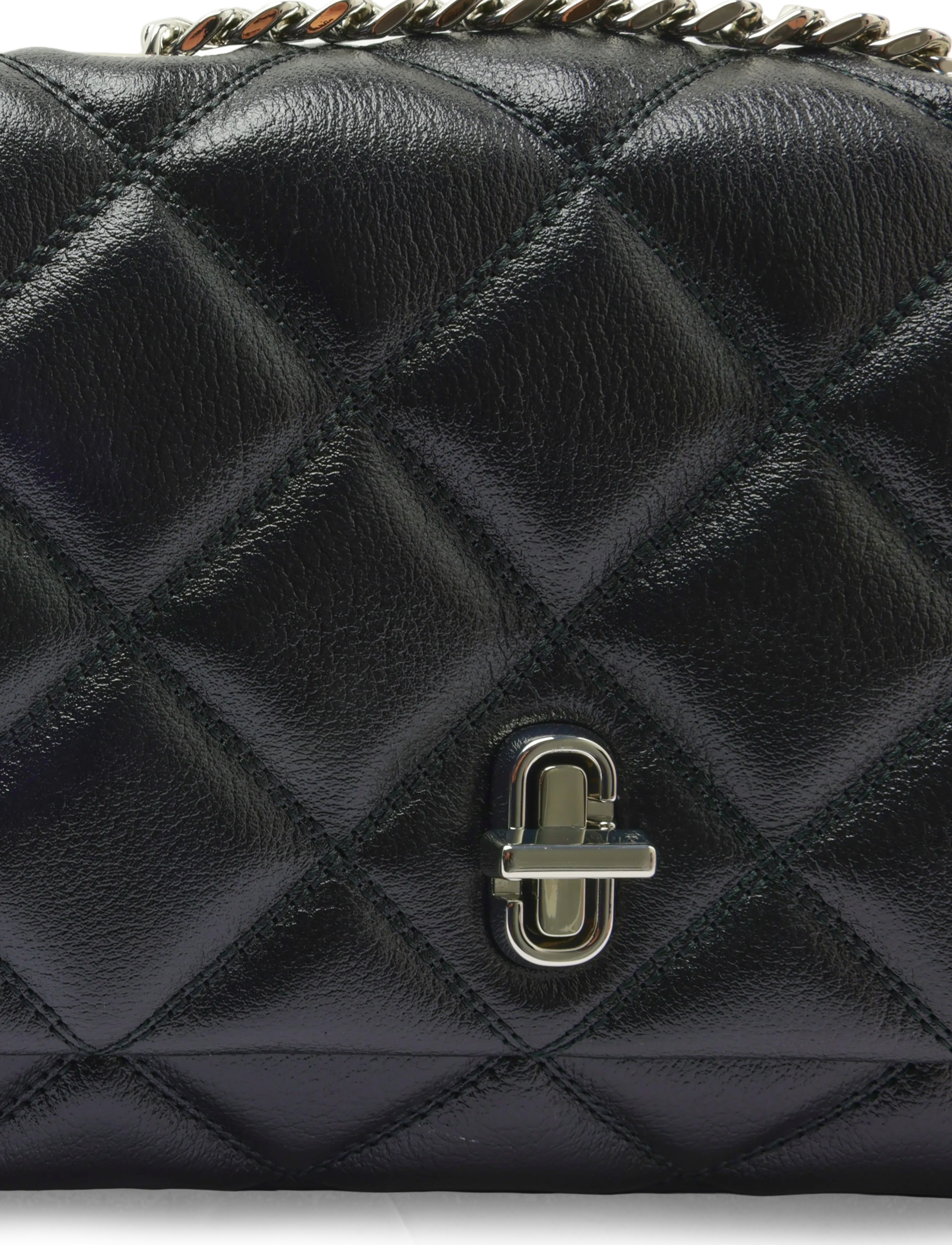 Marc Jacobs - THE SLIM DUAL CHAIN SHOULDER - handtaschen - black - 2