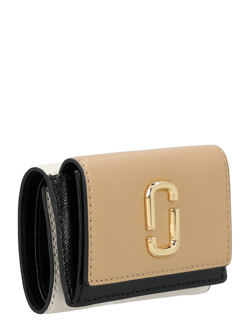 Marc Jacobs - The Utility Snapshot Mini Compact Wallet - punge - brown - 1