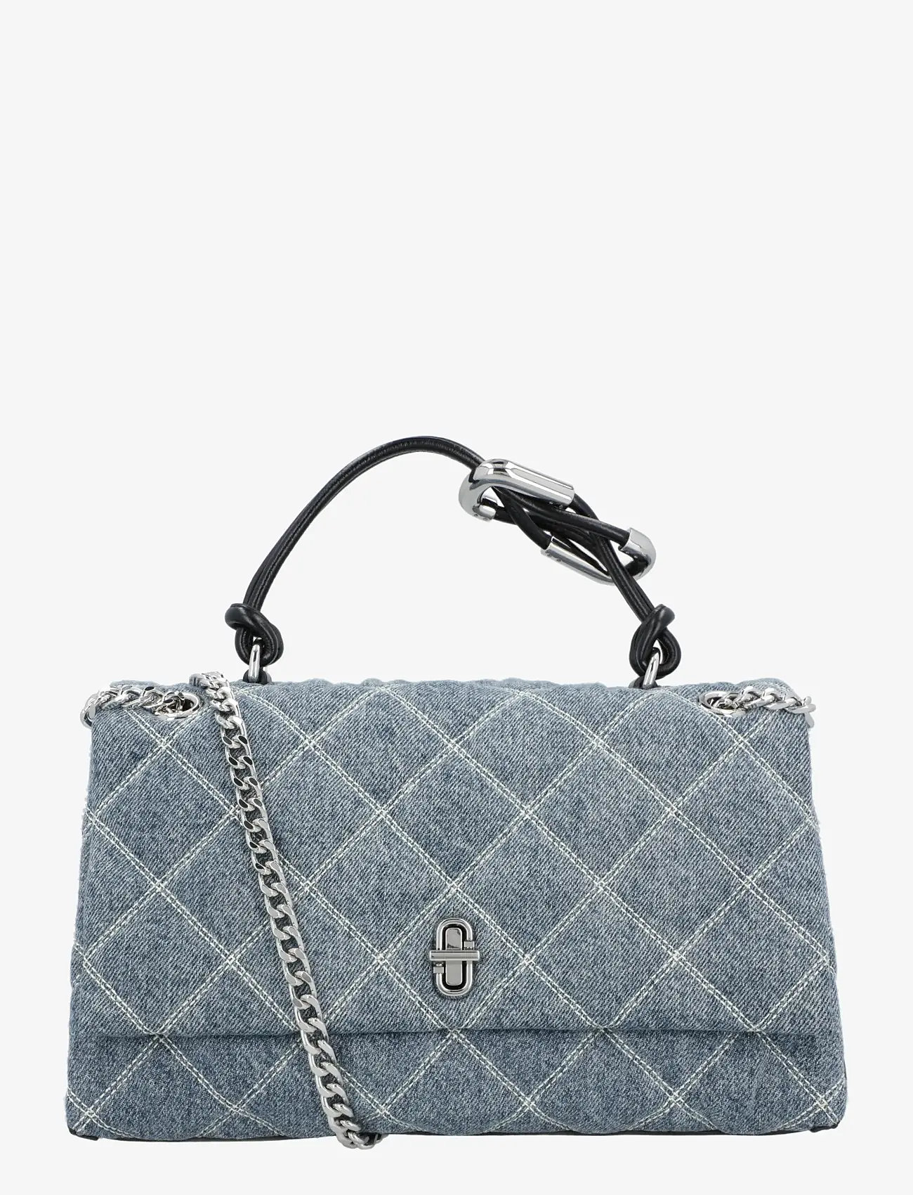 Marc Jacobs - The Quilted Denim Shoulder Bag - handbags - blue - 0