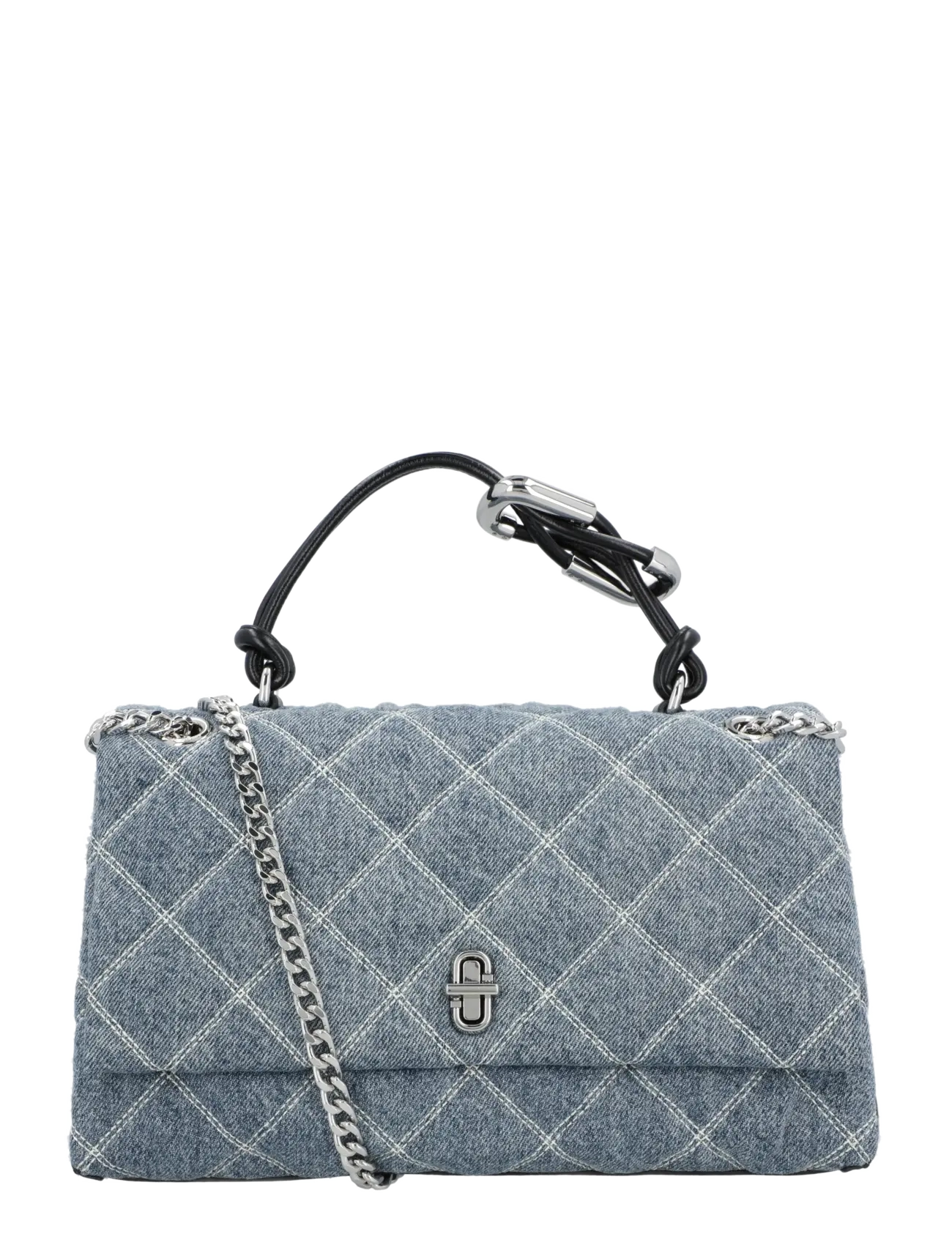 Marc Jacobs The Quilted Denim Shoulder Bag - Handväskor - BLUE / blue