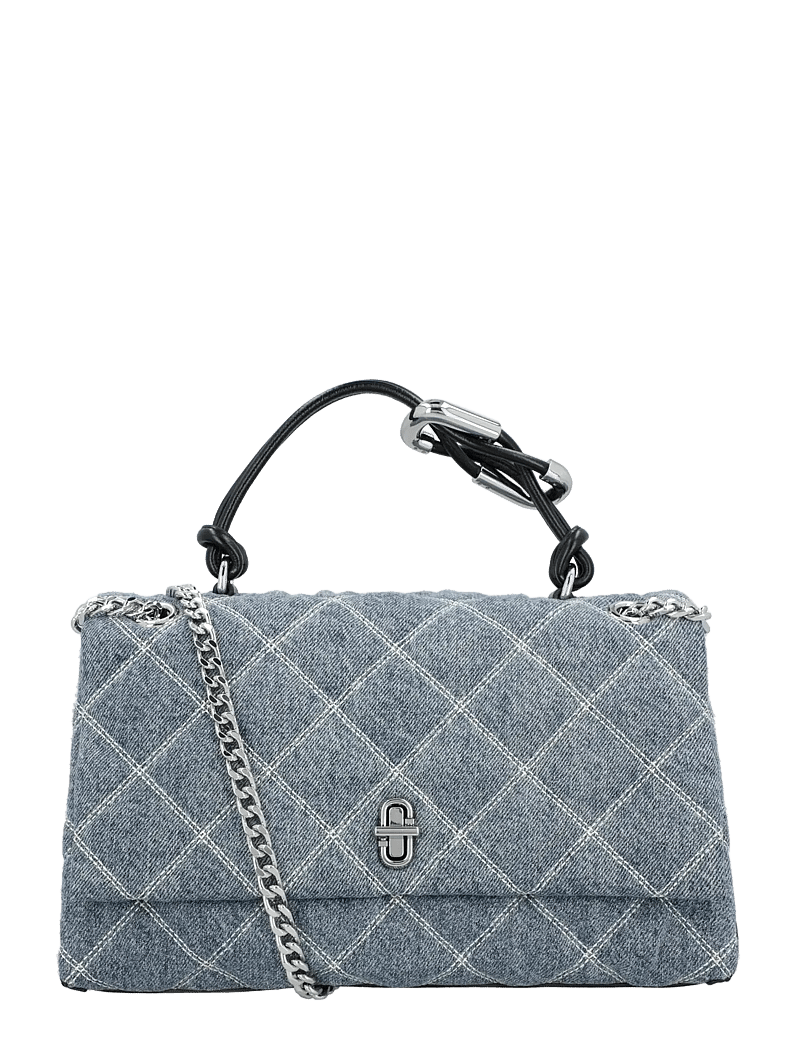 Marc Jacobs - The Quilted Denim Shoulder Bag - handbags - blue - 0
