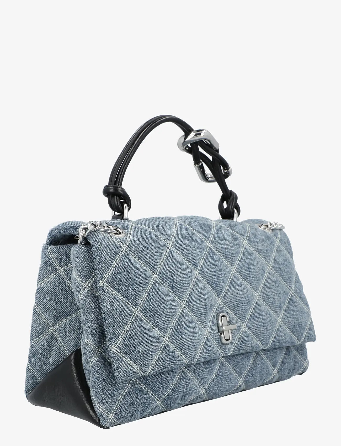 Marc Jacobs - The Quilted Denim Shoulder Bag - handbags - blue - 2