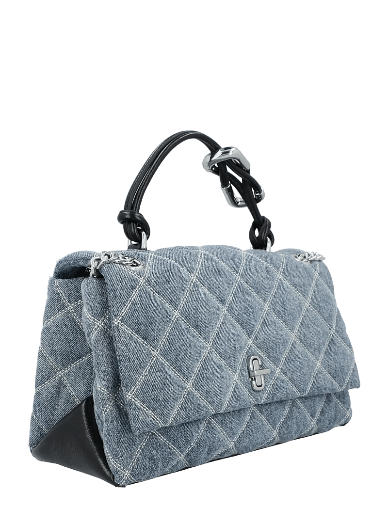 Marc Jacobs - The Quilted Denim Shoulder Bag - handbags - blue - 2