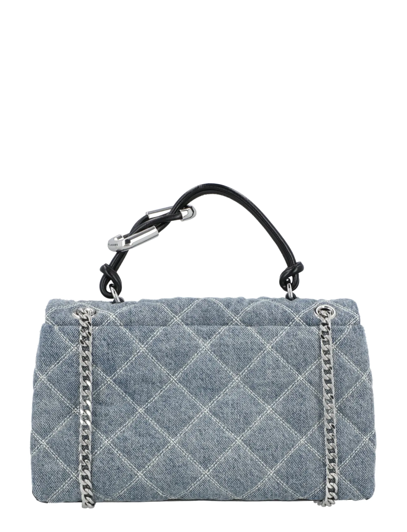Marc Jacobs - The Quilted Denim Shoulder Bag - rokassomiņas - blue - 1