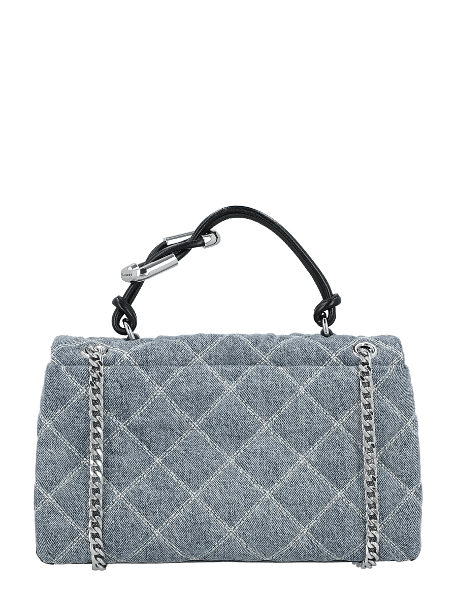 Marc Jacobs - The Quilted Denim Shoulder Bag - käsilaukut - blue - 1