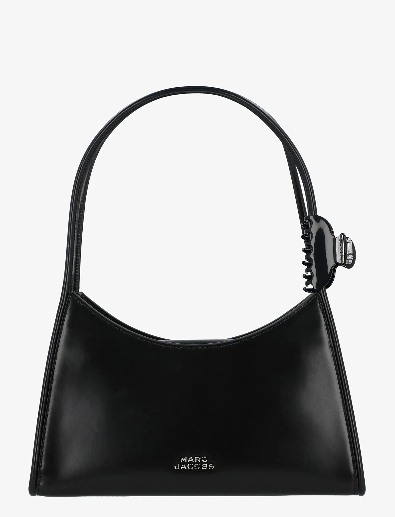 Marc Jacobs - The Glam Claw Clip Shoulder Bag - skuldertasker - black - 0