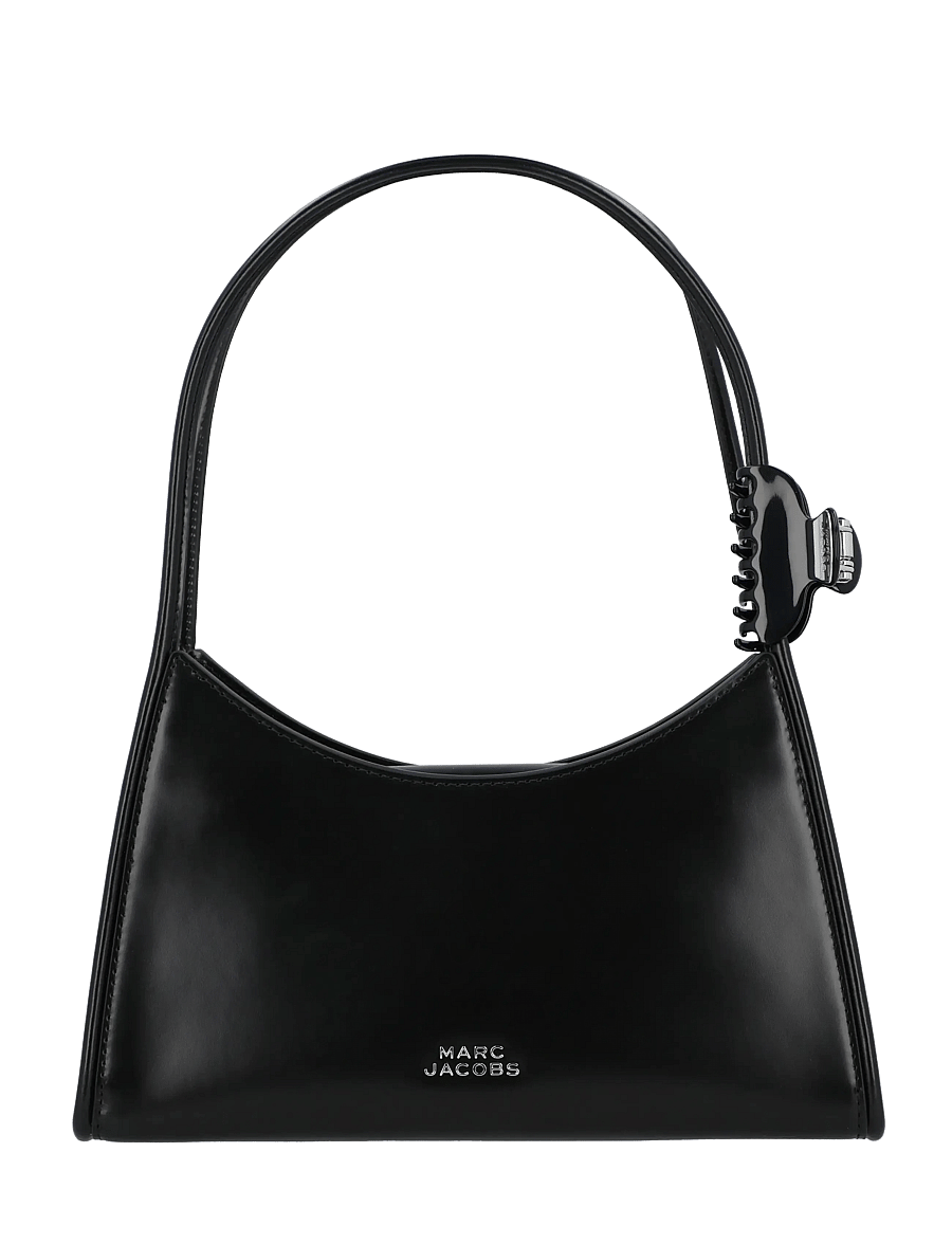 Marc Jacobs - The Glam Claw Clip Shoulder Bag - axelremsväskor - black - 0