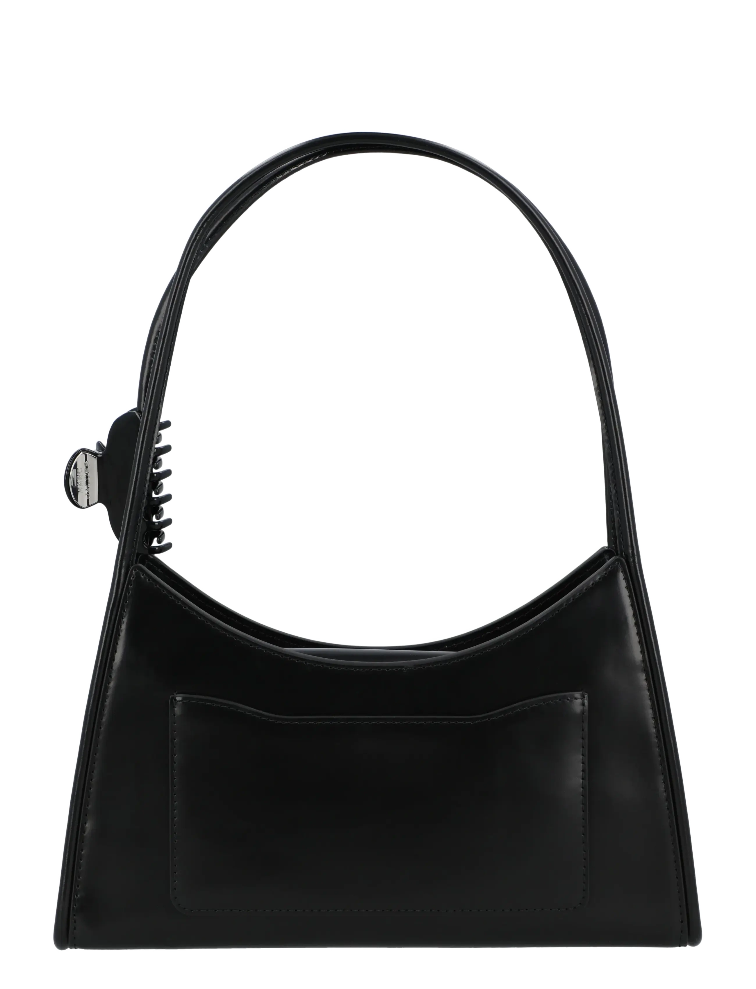 Marc Jacobs - The Glam Claw Clip Shoulder Bag - axelremsväskor - black - 1