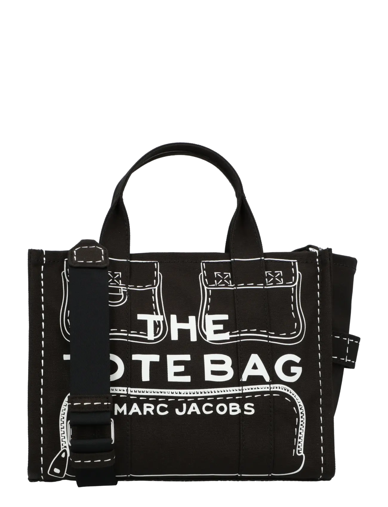 Marc Jacobs The Trompe L'Oeil Medium Tote - Marc Jacobs - BLACK / black