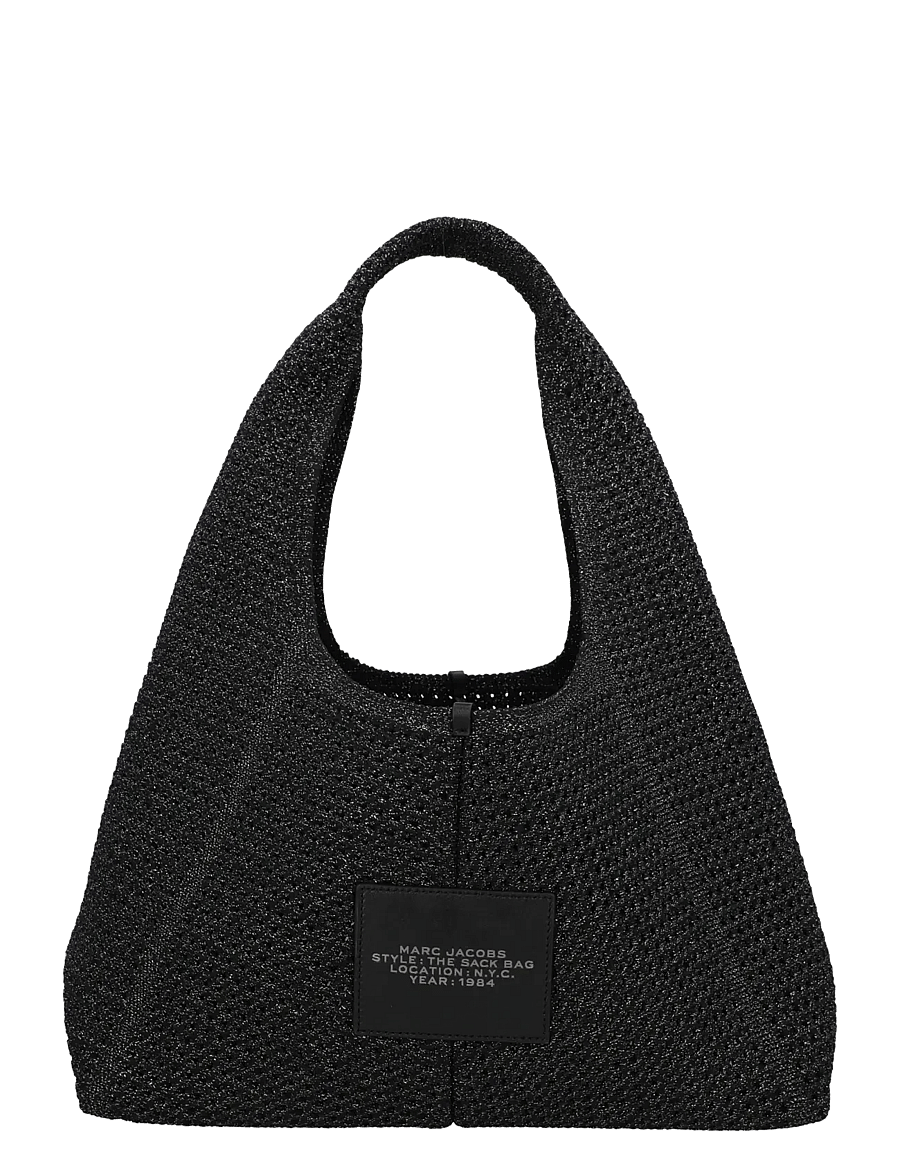 Marc Jacobs - The Crochet Sack Bag - shoulder bags - black - 1