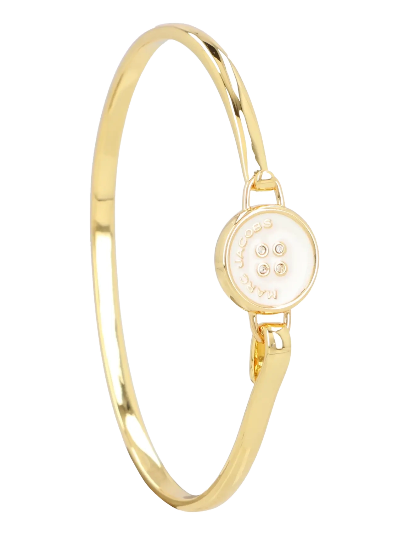 Marc Jacobs The Button Hinge Bracelet - Biżuteria - GOLD / gold