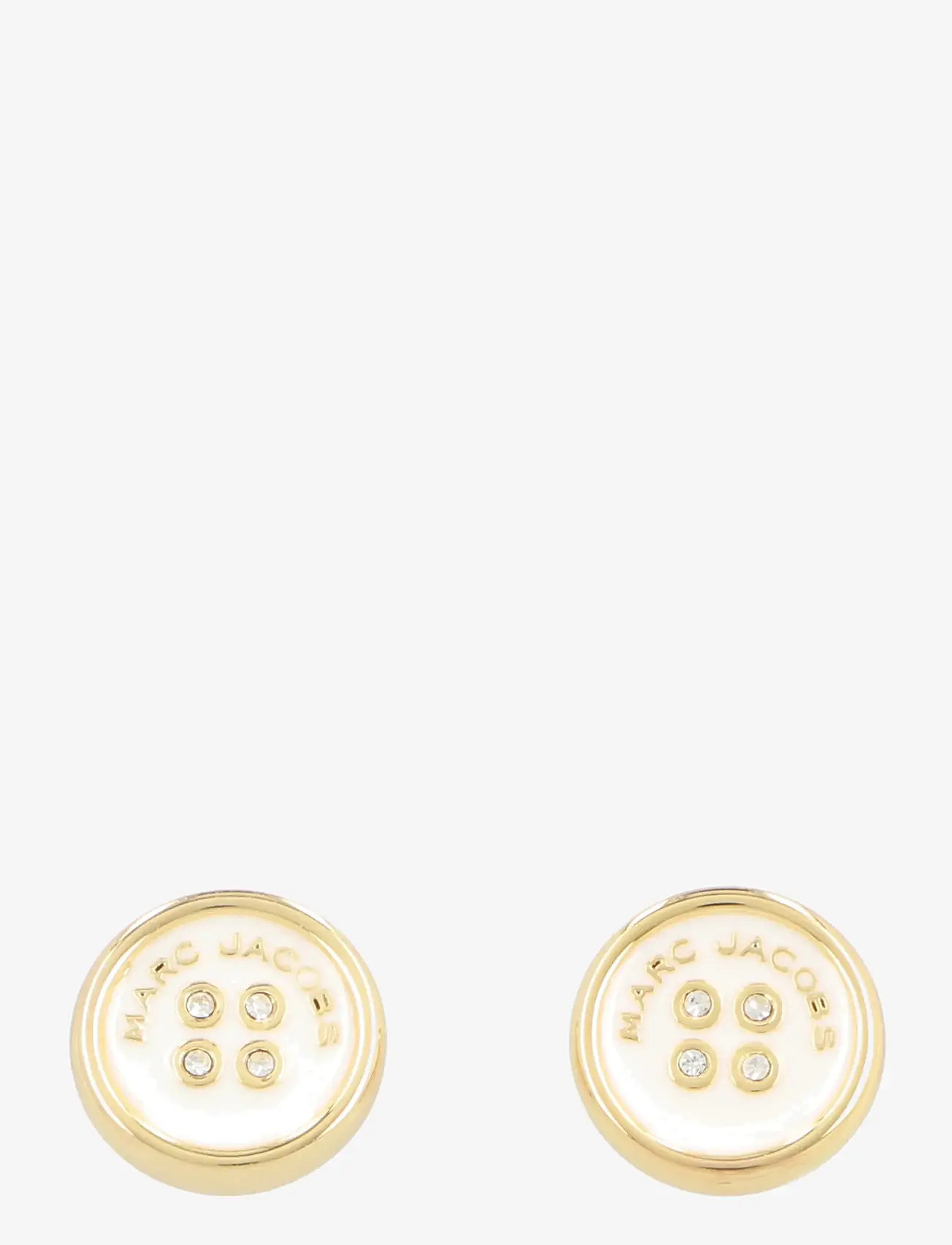 Marc Jacobs - The Button Stud Earrings - studs örhängen - gold - 0