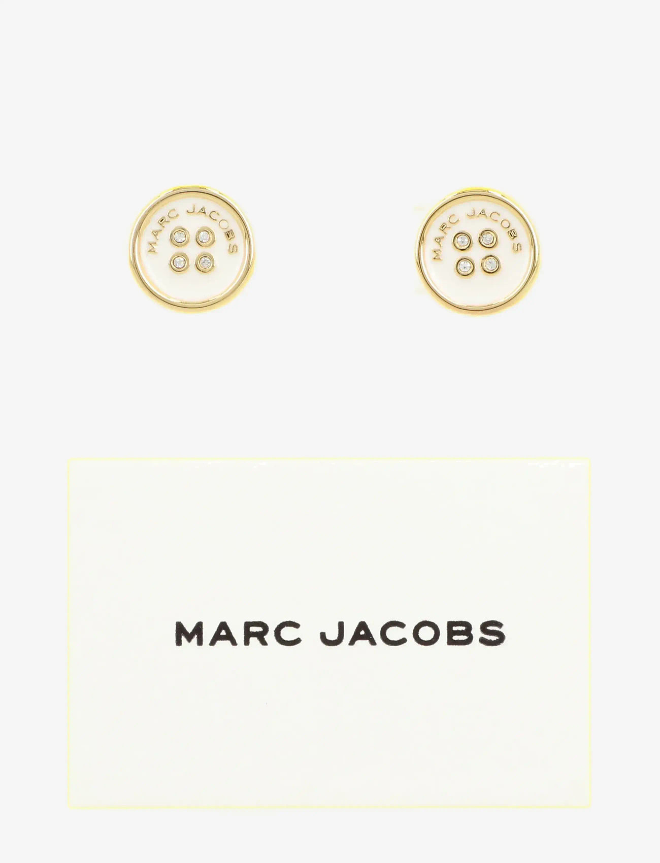 Marc Jacobs - The Button Stud Earrings - studs örhängen - gold - 1
