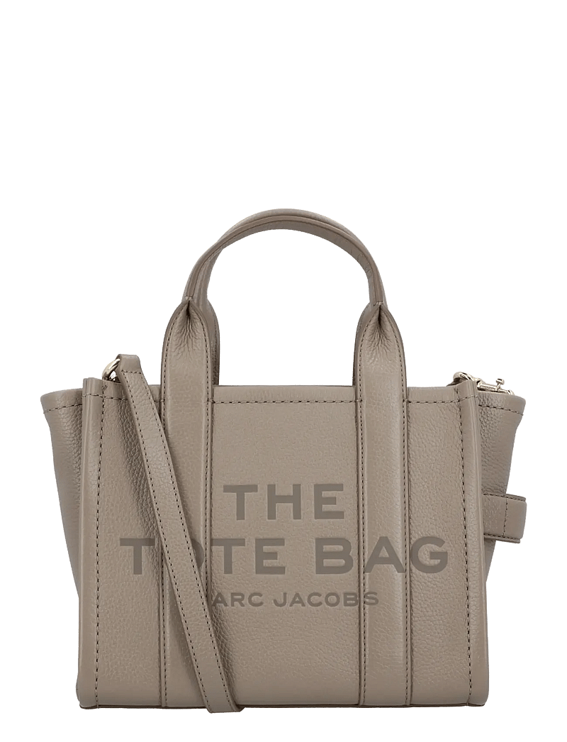 Marc Jacobs - The Leather Small Tote Bag - tote bags - grey - 0