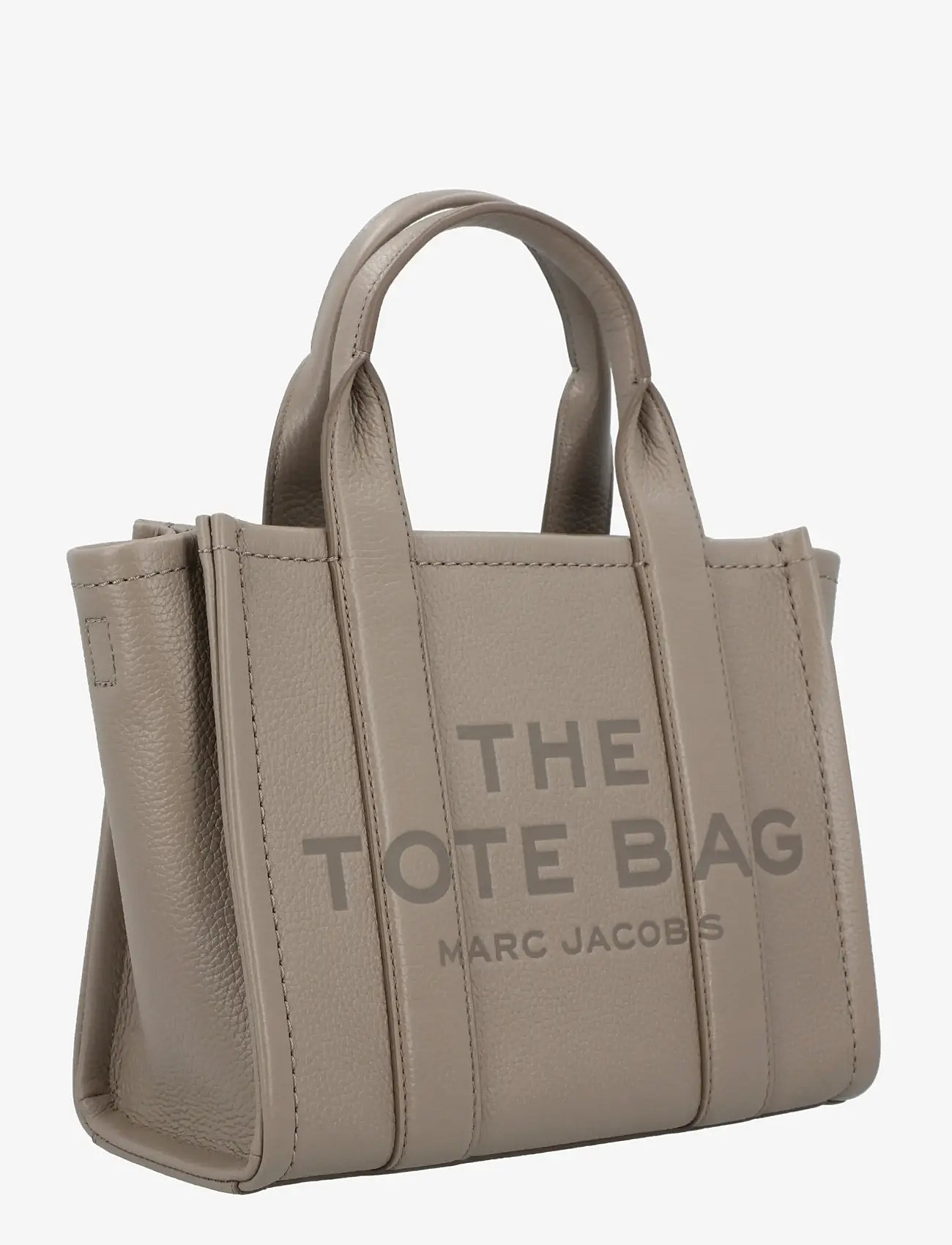 Marc Jacobs - The Leather Small Tote Bag - tote bags - grey - 1