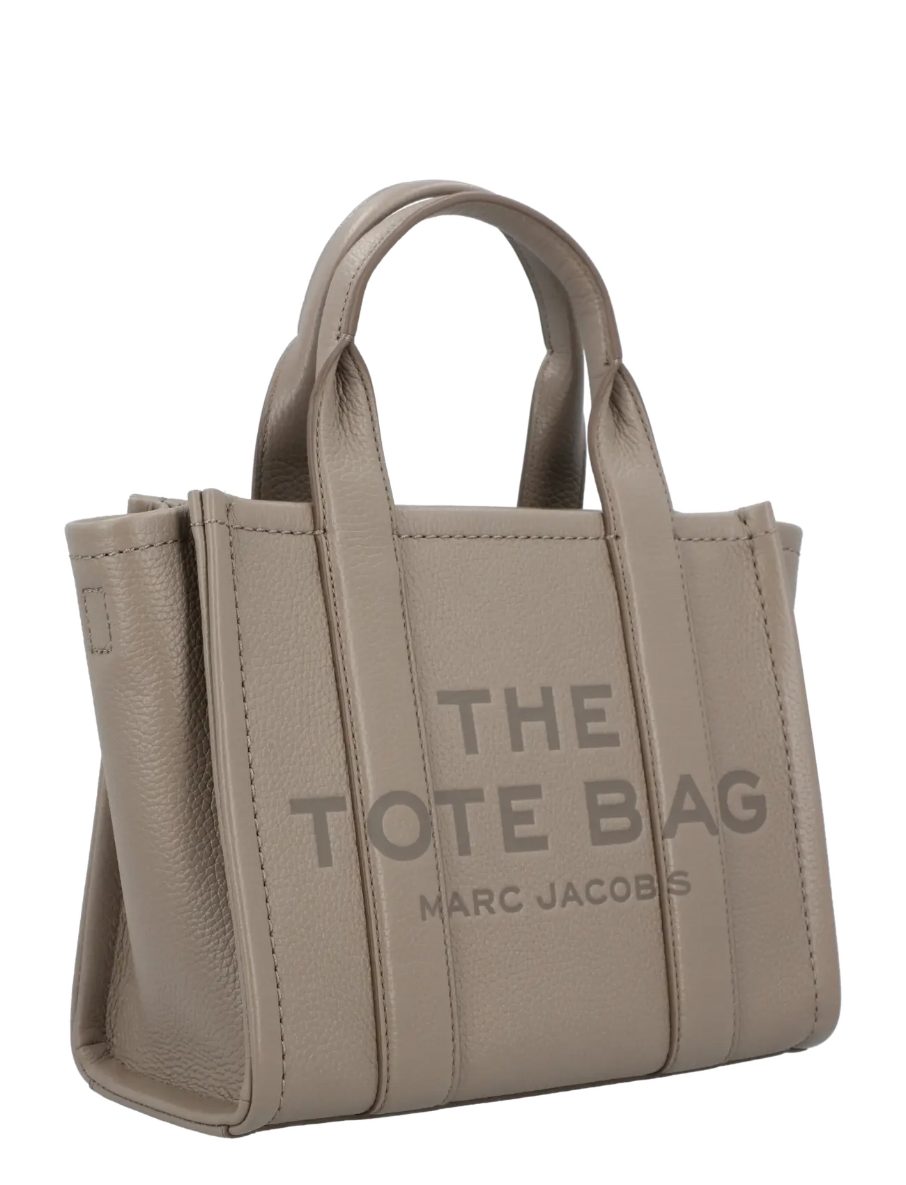 Marc Jacobs - The Leather Small Tote Bag - tote bags - grey - 1