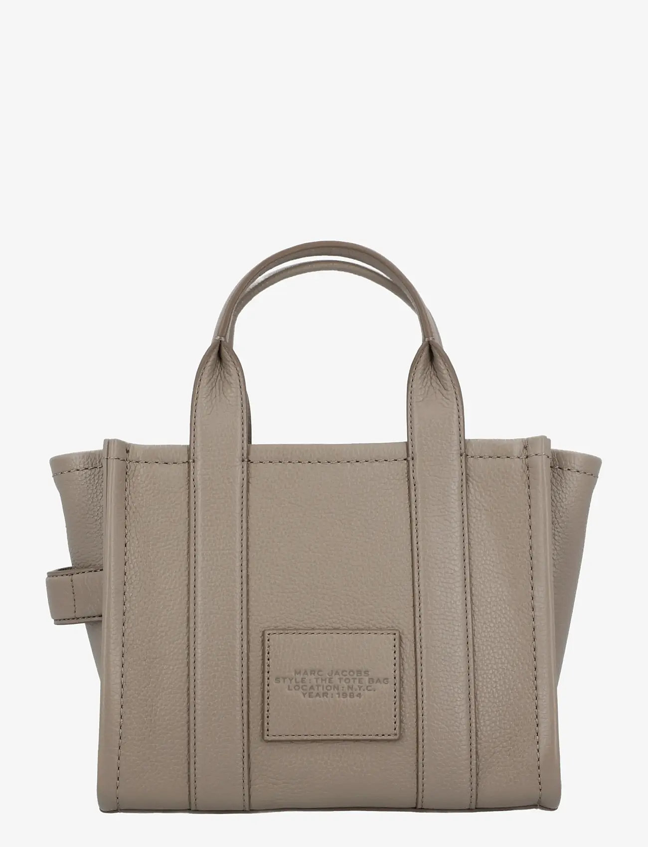 Marc Jacobs - The Leather Small Tote Bag - tote bags - grey - 2