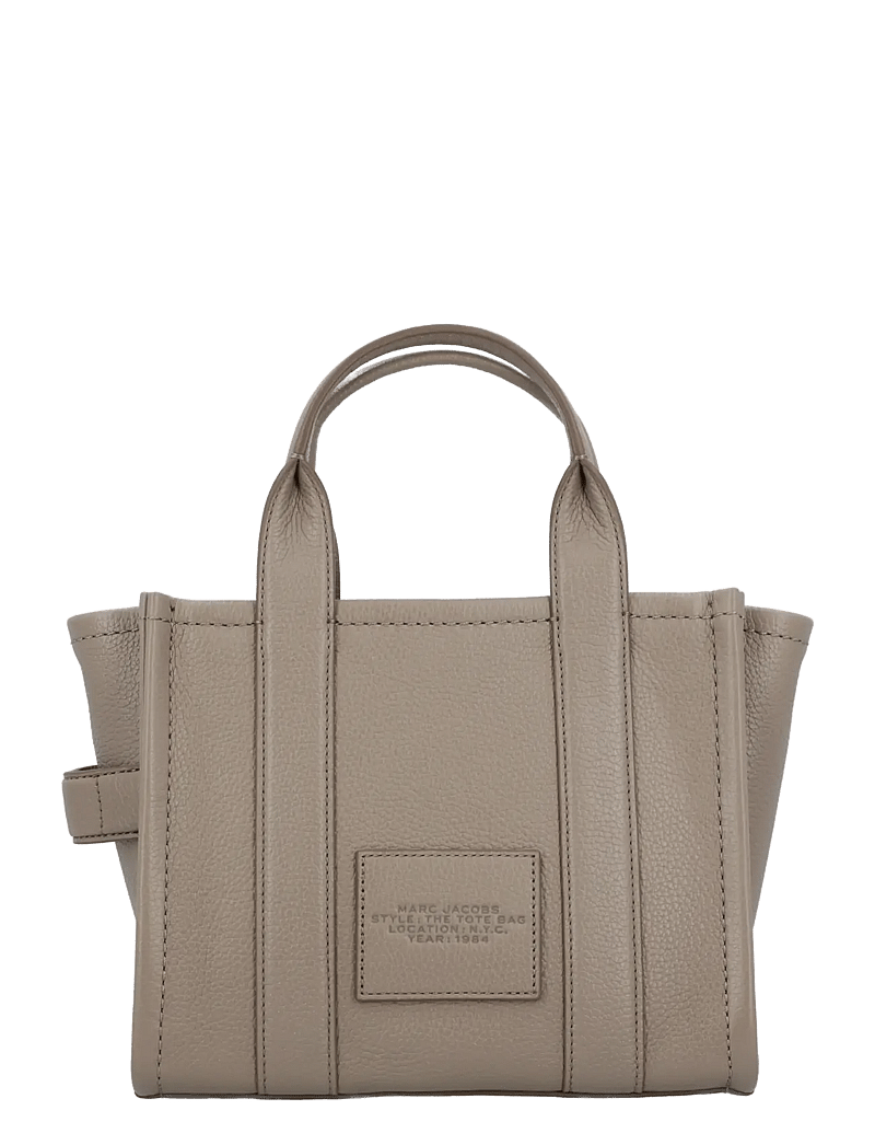 Marc Jacobs - The Leather Small Tote Bag - tote bags - grey - 2