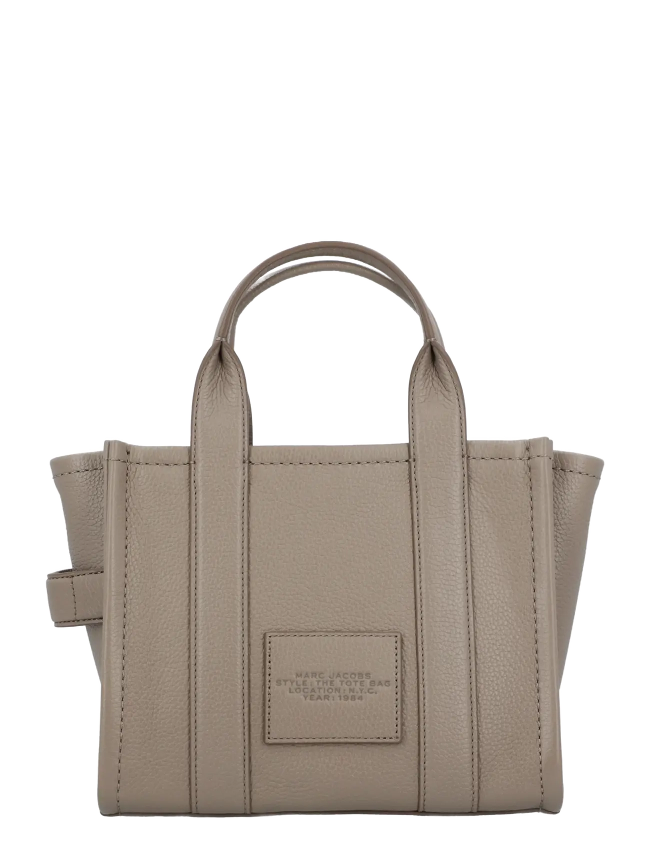 Marc Jacobs - The Leather Small Tote Bag - tote bags - grey - 2
