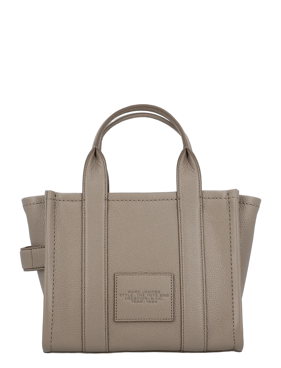 Marc Jacobs - The Leather Small Tote Bag - tote bags - grey - 2