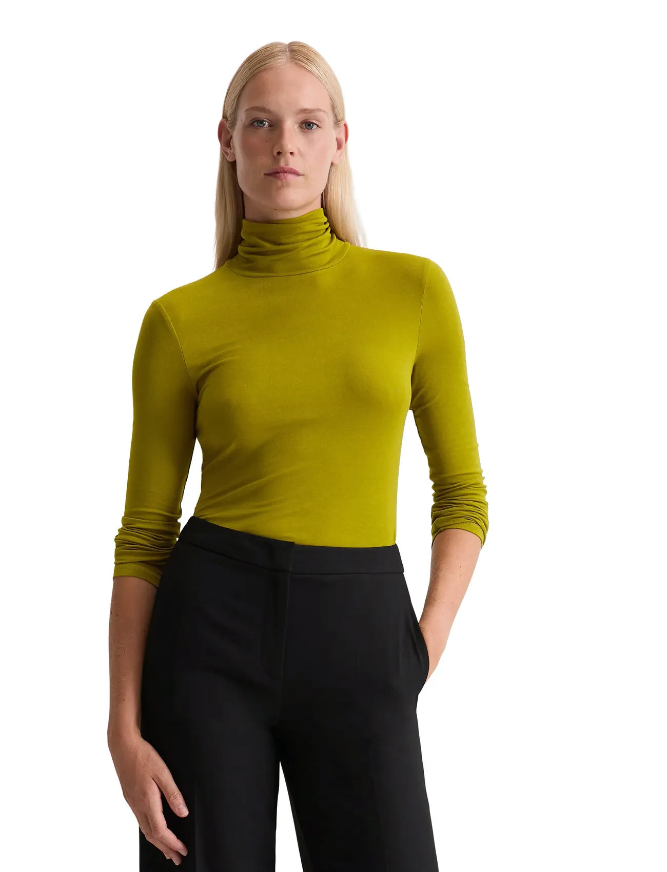Marc O'Polo T-Shirts Long Sleeve - Green - XXL