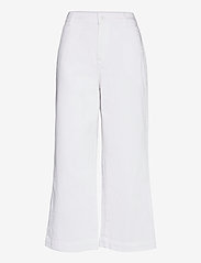 Marc O'Polo - DENIM TROUSERS - brede jeans - white denim wash - 0
