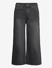 Marc O'Polo - DENIM TROUSERS - spodnie szerokie - authentic black wash - 0