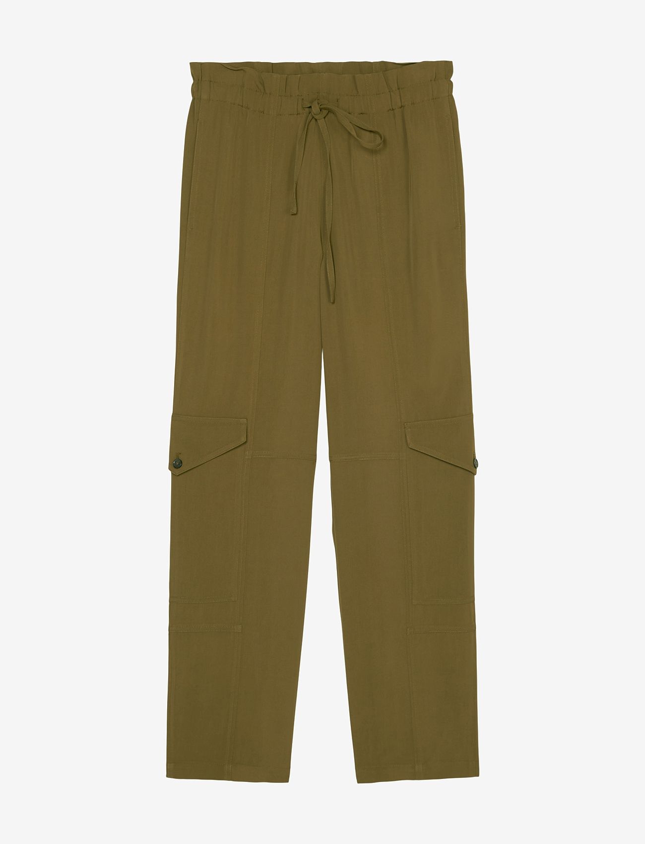 Marc O'Polo - WOVEN PANTS - bukser med lige ben - forest floor - 1