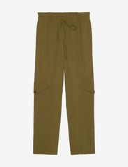 Marc O'Polo - WOVEN PANTS - bukser med lige ben - forest floor - 0