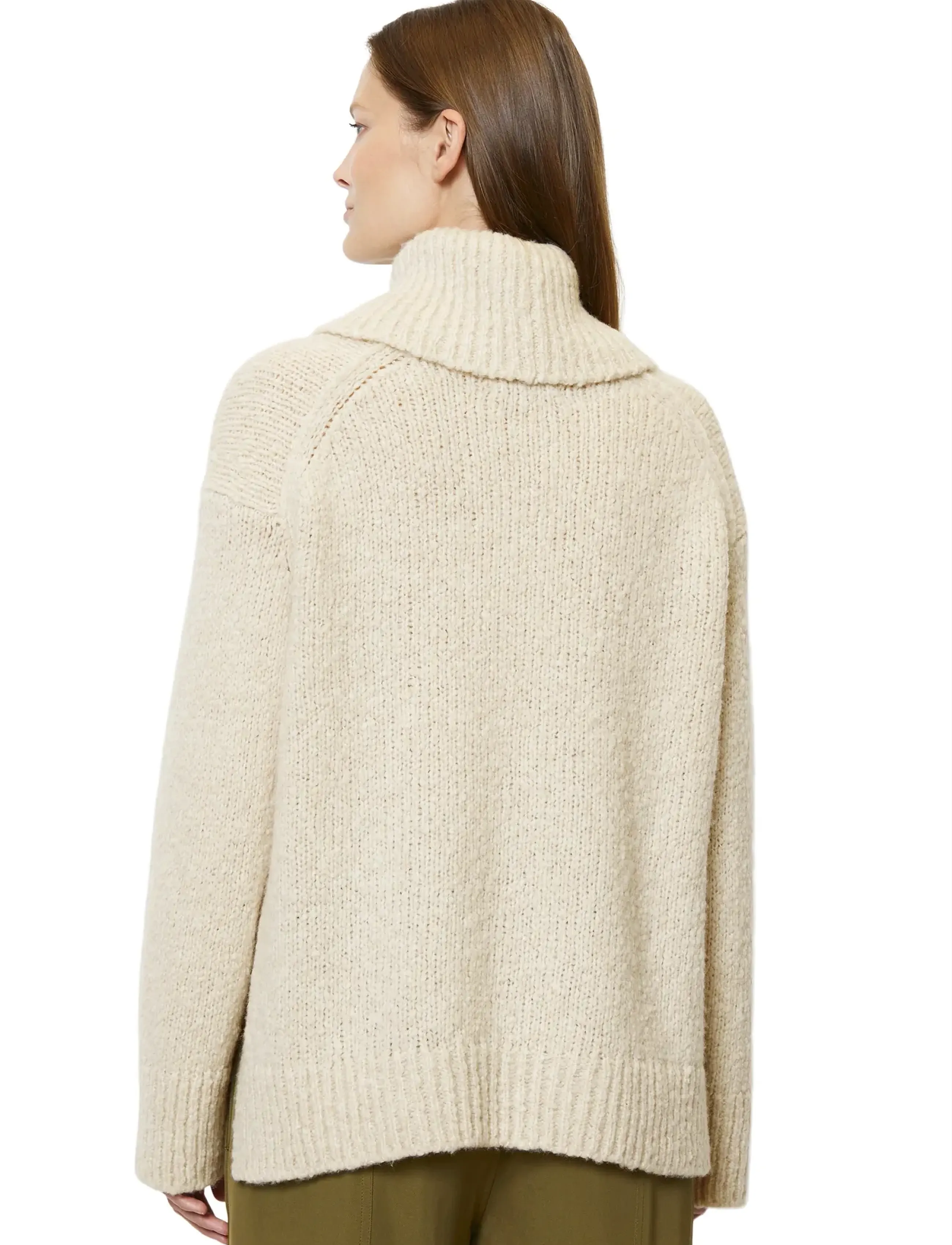 Marc O'Polo - PULLOVER LONG SLEEVE - turtleneck - creamy white - 5