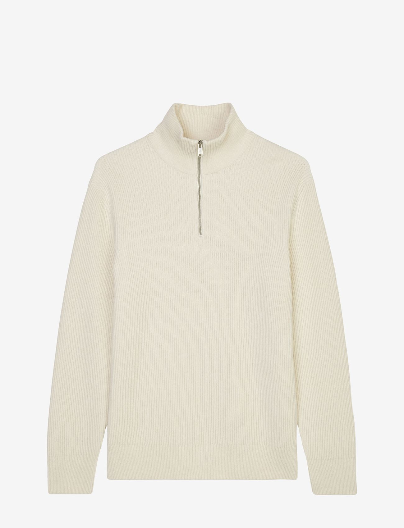Marc O'Polo - PULLOVER LONG SLEEVE - half zip jumpers - white cotton - 1
