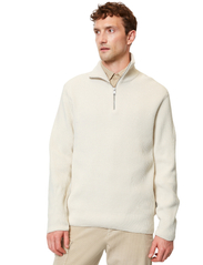 Marc O'Polo - PULLOVER LONG SLEEVE - half zip jumpers - white cotton - 0