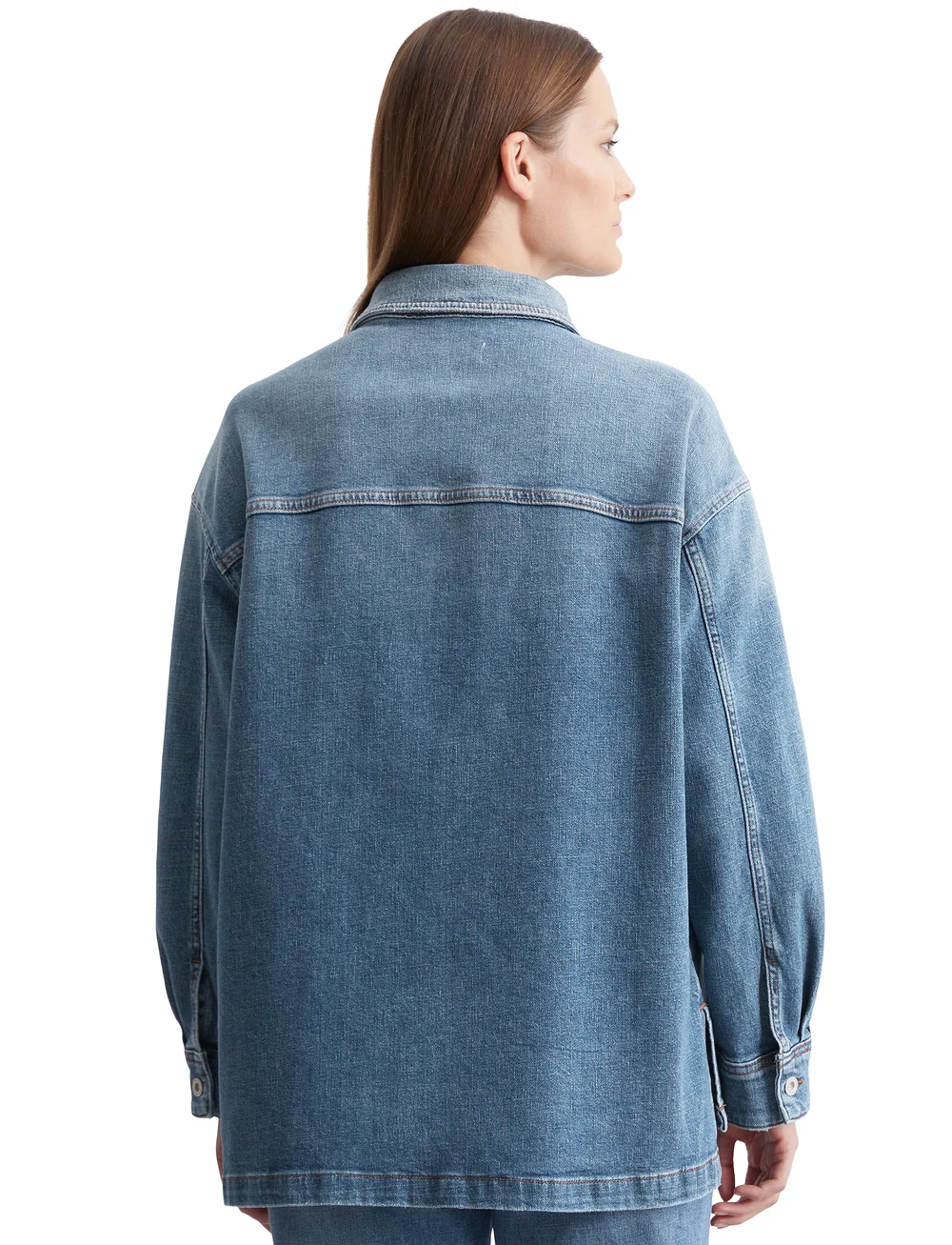 Marc O'Polo - DENIM SHIRT - jeansskjortor - fluent stretch wash - 5