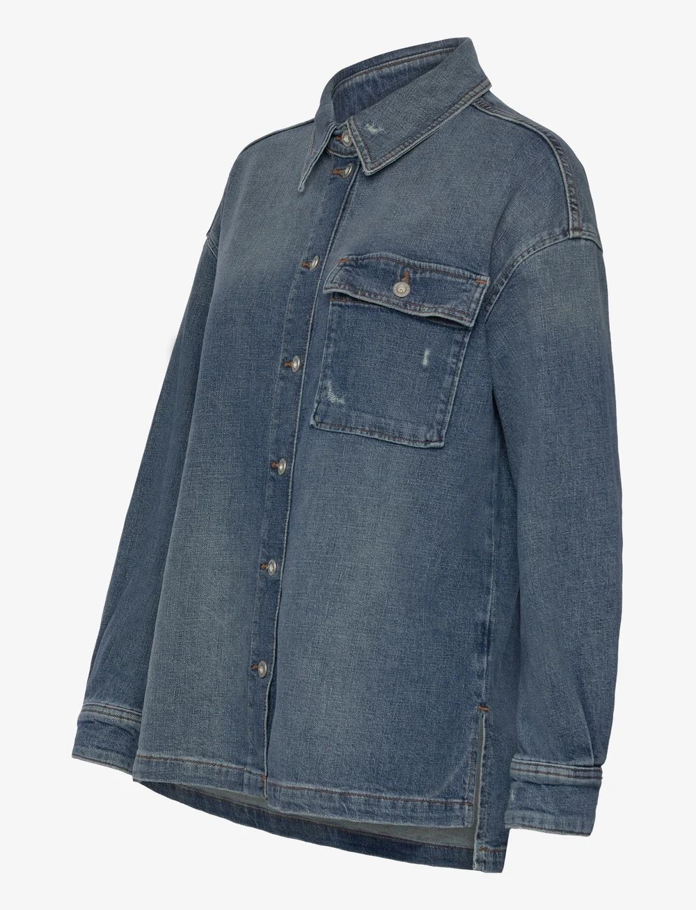 Marc O'Polo - DENIM SHIRT - jeansskjortor - fluent stretch wash - 3