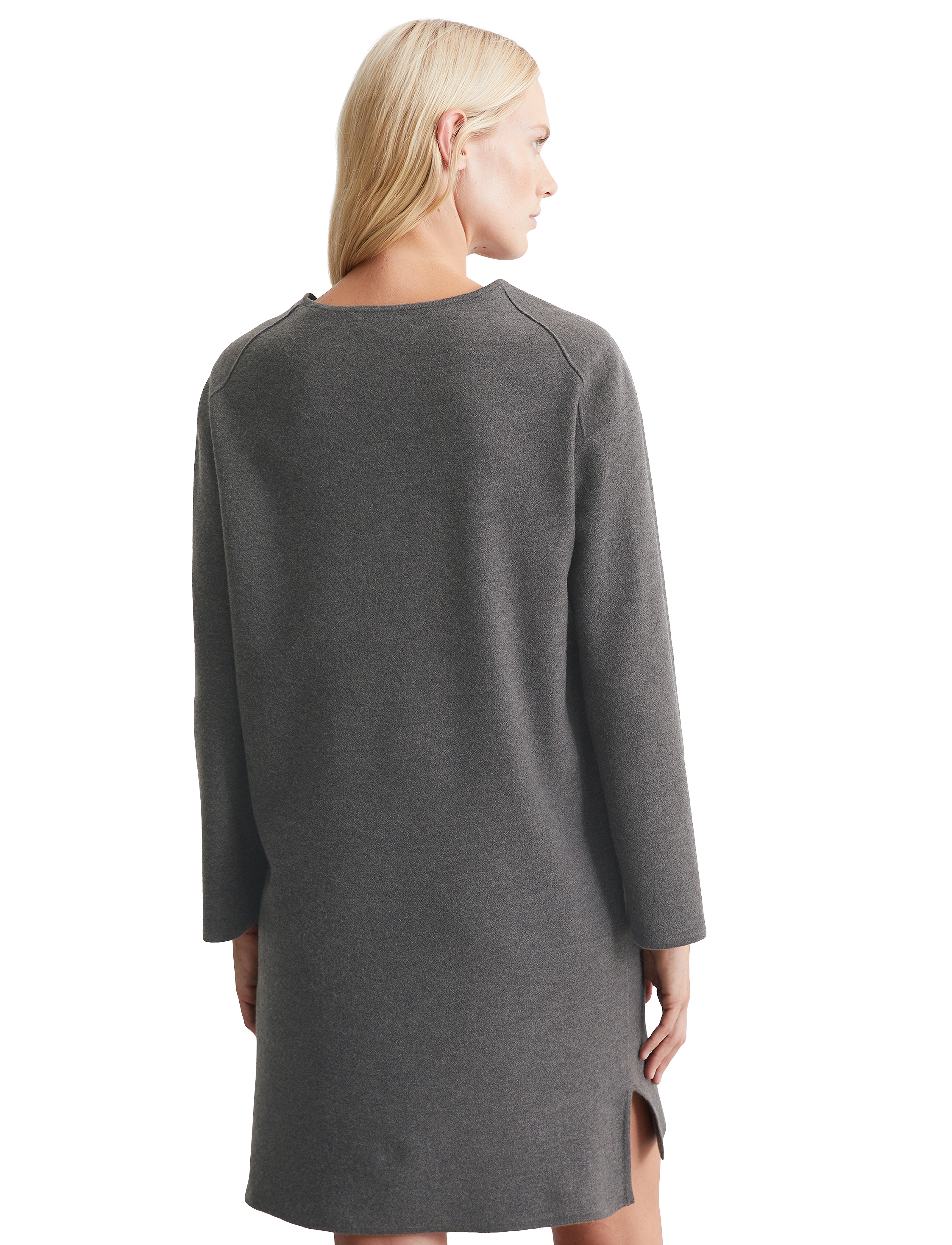 Marc O'Polo - HEAVY KNIT DRESSES - strikkjoler - deep grey melange - 3