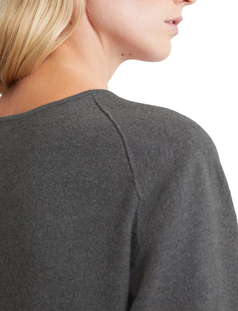 Marc O'Polo - HEAVY KNIT DRESSES - stickade klänningar - deep grey melange - 4