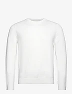 PULLOVER LONG SLEEVE - WHITE COTTON