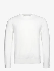 Marc O'Polo - PULLOVER LONG SLEEVE - strik med rund hals - white cotton - 0