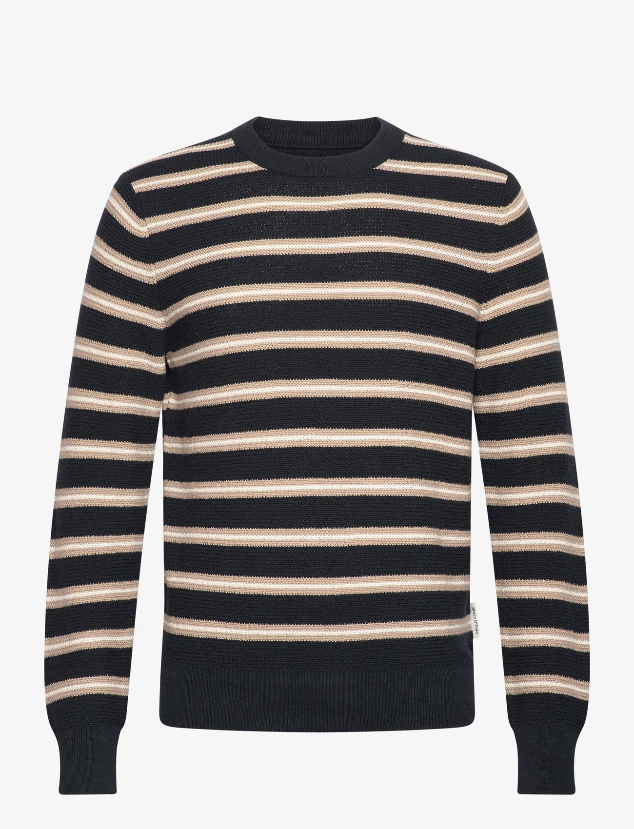 Marc O'Polo - PULLOVER LONG SLEEVE - knitted round necks - dark navy - 0