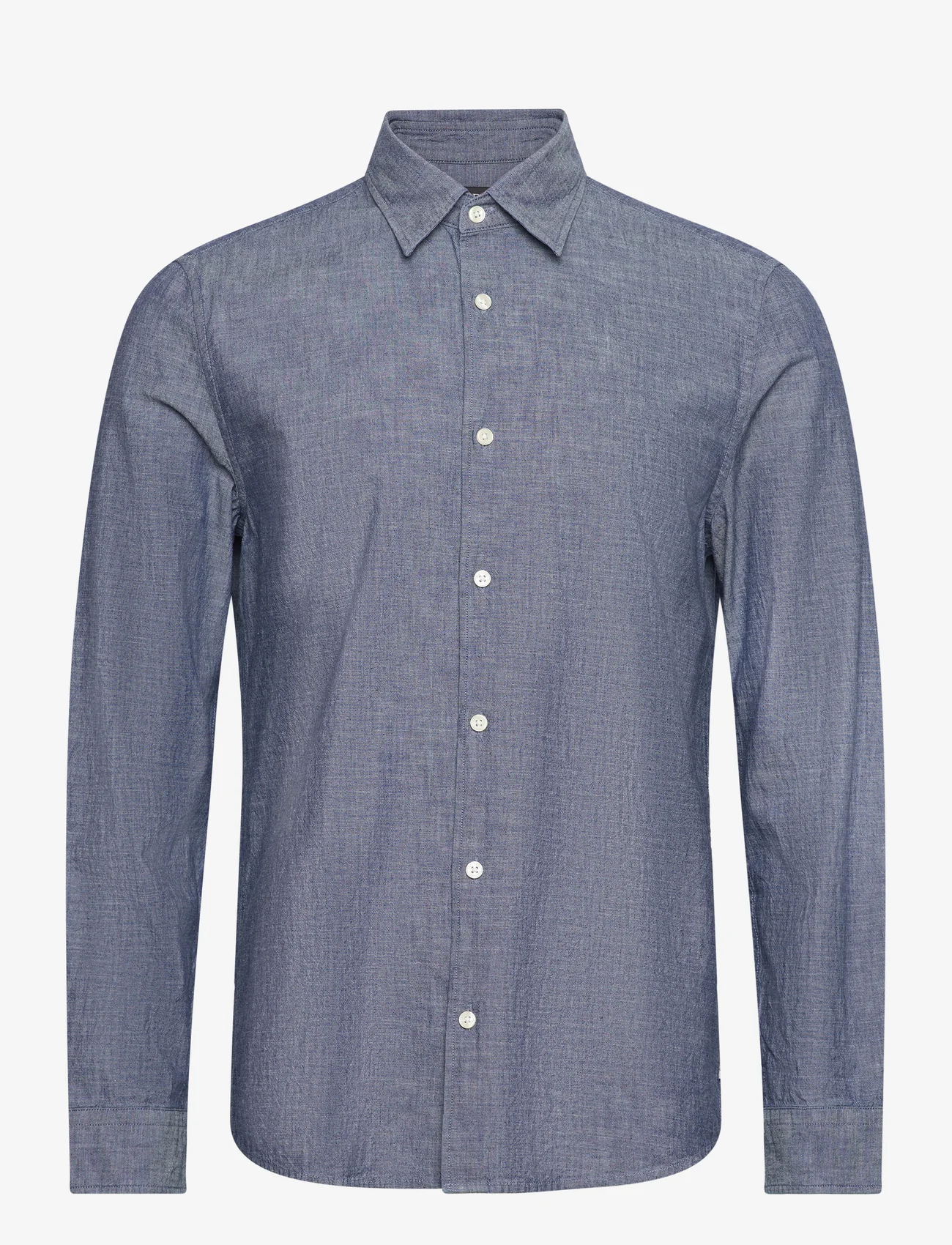 Marc O'Polo - SHIRTS/BLOUSES LONG SLEEVE - casual skjortor - multi/ washed indigo - 0