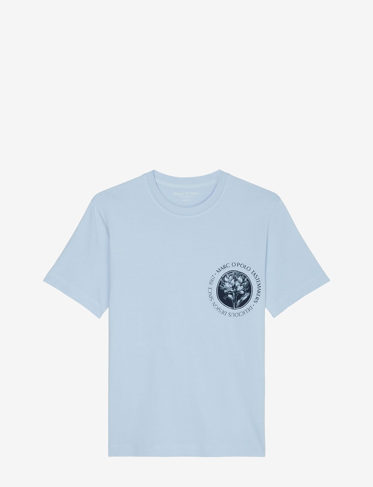 Marc O'Polo - T-SHIRTS SHORT SLEEVE - kortärmade t-shirts - homestead blue - 0