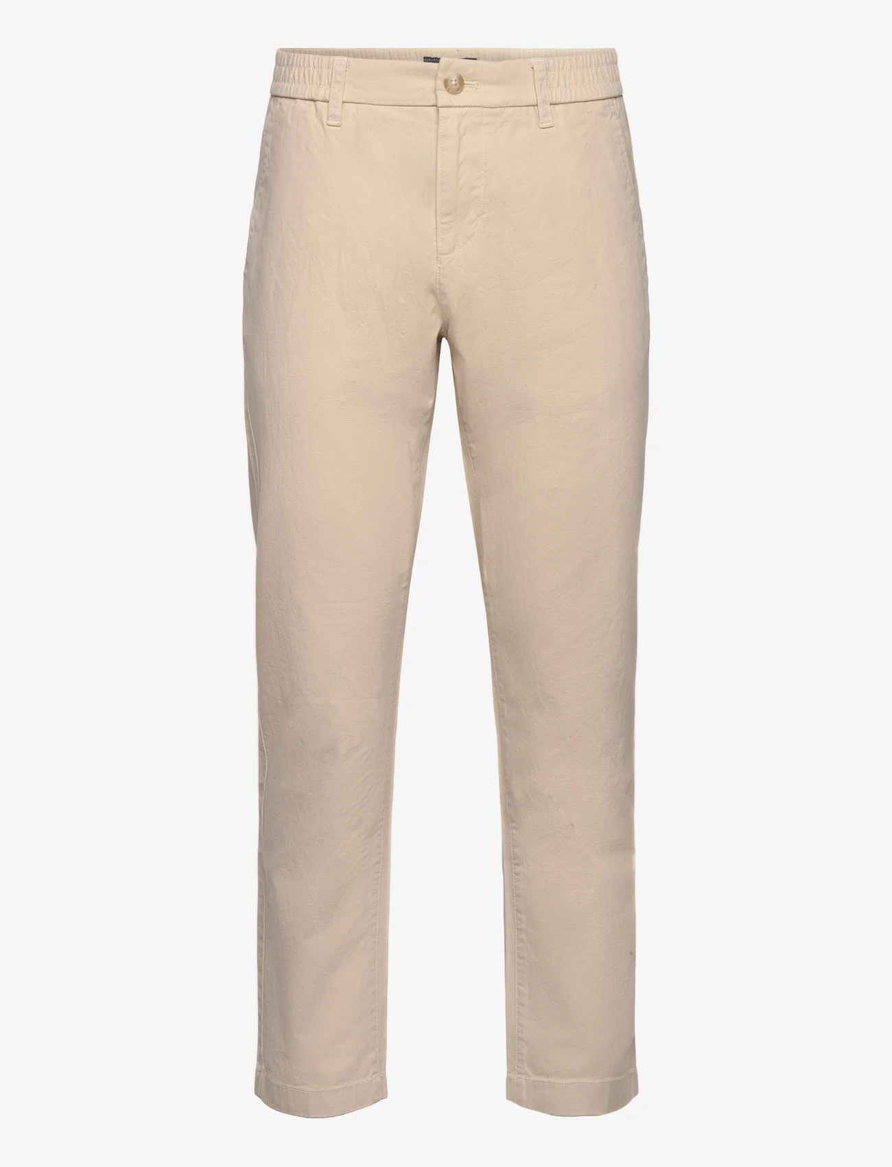 Marc O'Polo - WOVEN PANTS - pellavahousut - linen white - 0